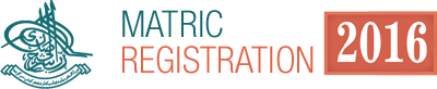 Matric Registration 2015-17
